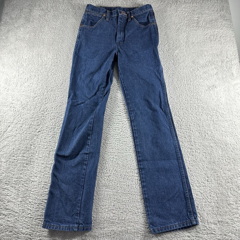 VINTAGE Wrangler Jeans Mens 29x32 Cowboy Cut‎ Slim Fit Dark Wash Ranch Farm